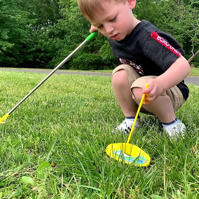 Liberry Toddler Golf Set, Retractable Toy Golf Clubs for Kids Ages 3 4 5, Indoor and Outdoor Sports Games Birthday Gift for Boys Girls