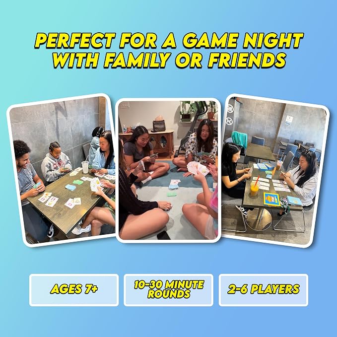 Asian Food Card Game | Family-Friendly Strategy Game for Adults, Teens, & Kids | Ages 7+ | 2-6 Players | Average Playtime 10-30 Minutes