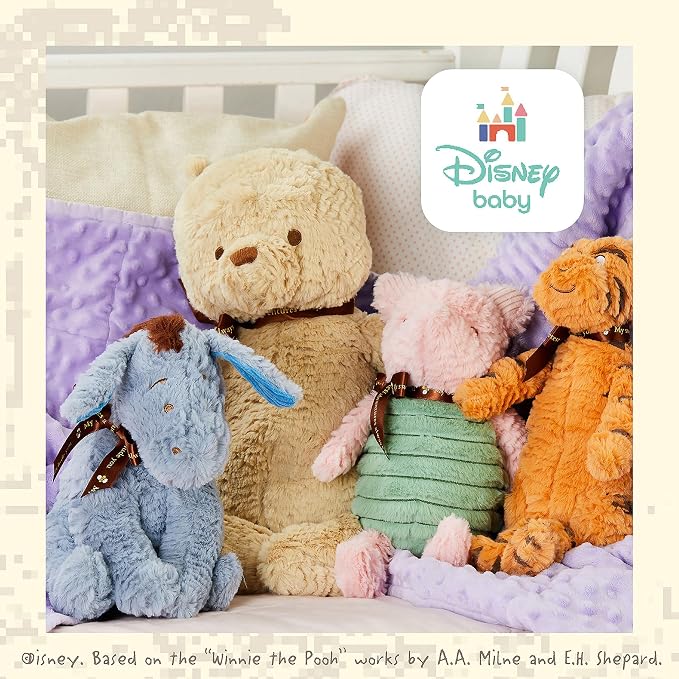 KIDS PREFERRED Baby Classic Winnie the Pooh and Friends Stuffed Animal original version 9 Inch, Pooh