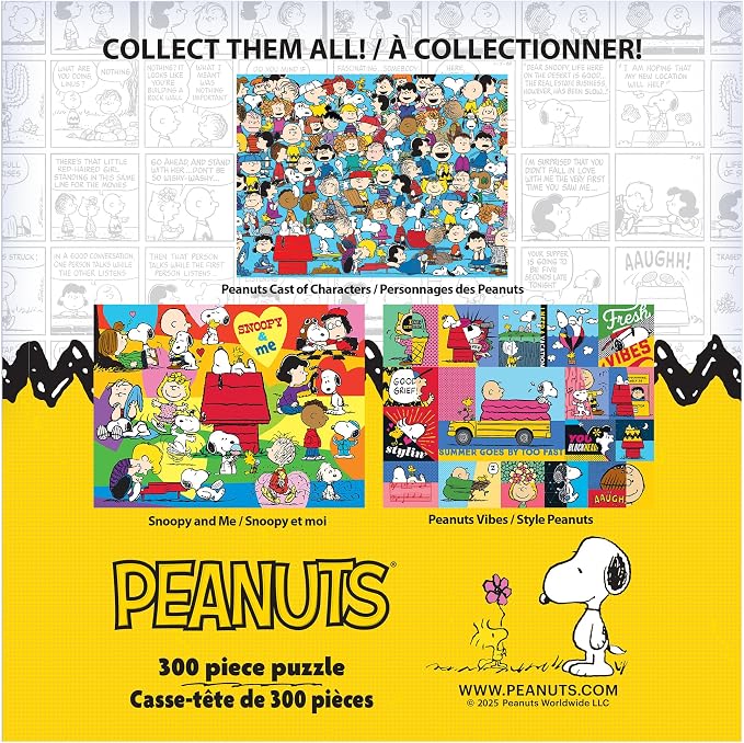 Roseart - Peanuts - Snoopy and Me - 300 Piece Jigsaw Puzzle