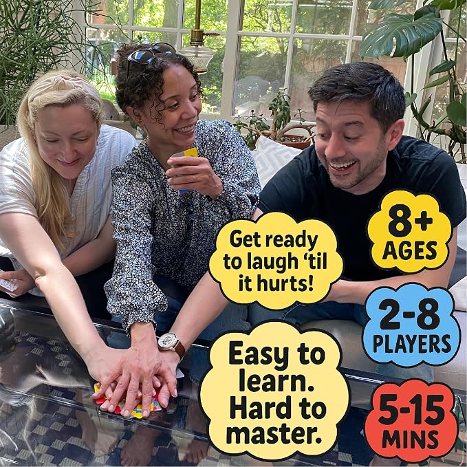 Mishy Match Award-Winning Card Game for Adults & Teens - Hilarious Brain-Melting Party Game - Fun Brain Teaser Games - Mensa Games - Funny Card Games - Fun Brain Puzzle Card Games
