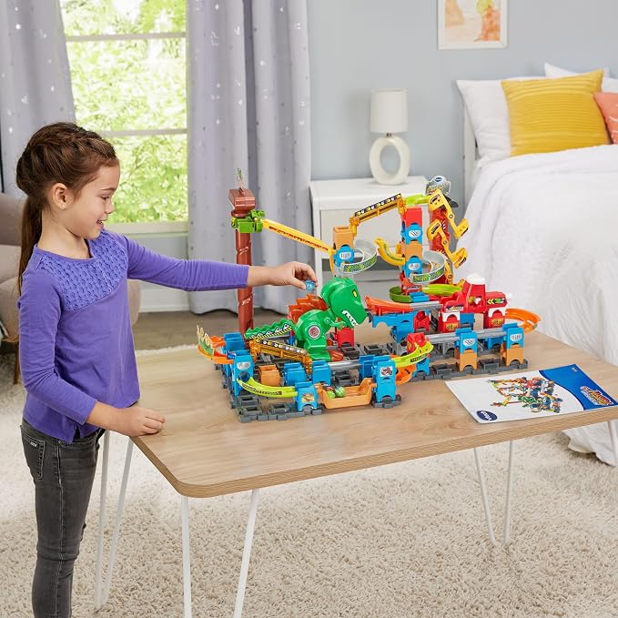 VTech Marble Rush T-Rex Dino Thrill Track Set