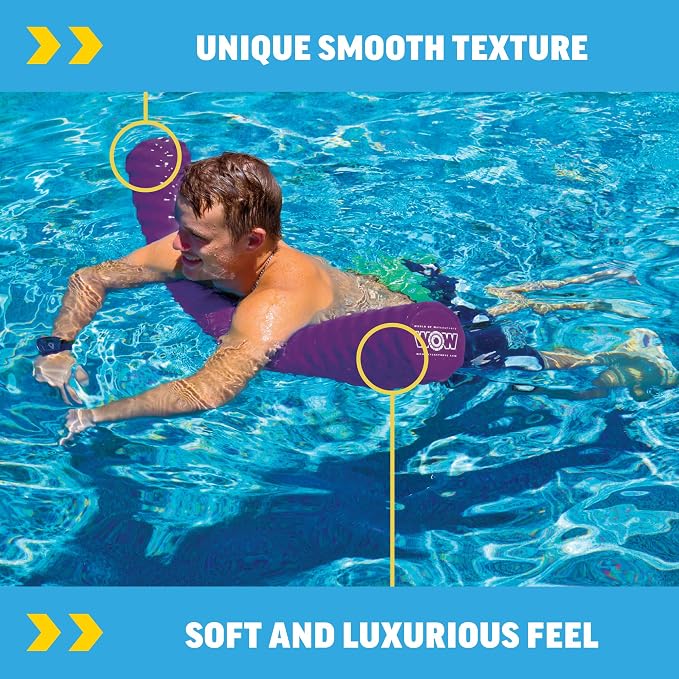 WOW World of Watersports First Class Foam Pool Noodles for Swimming and Floating, Pool Floats, Lake Floats