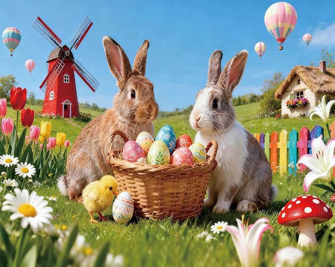 100 Pieces Puzzles for Kids Ages 4-8, Rabbit Educational Kids 100 Piece Puzzle, Children Jigsaw Puzzles Kids Puzzles, Educational Learning Puzzle Toys for Girls and Boys