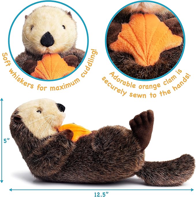 TigerHart Owen The Sea Otter - 13 Inch Stuffed Animal Plush