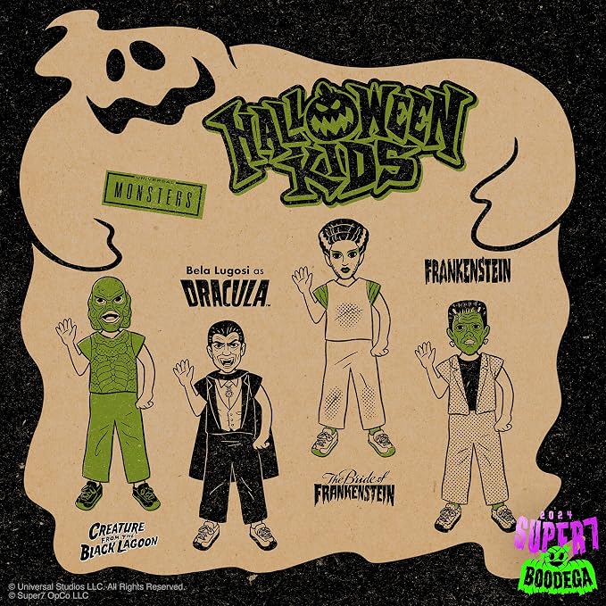Super7 Halloween Kids Universal Monsters Creature from the Black Lagoon Girl - 3.75" Universal Monsters Movies Action Figure Classic Movie Collectibles