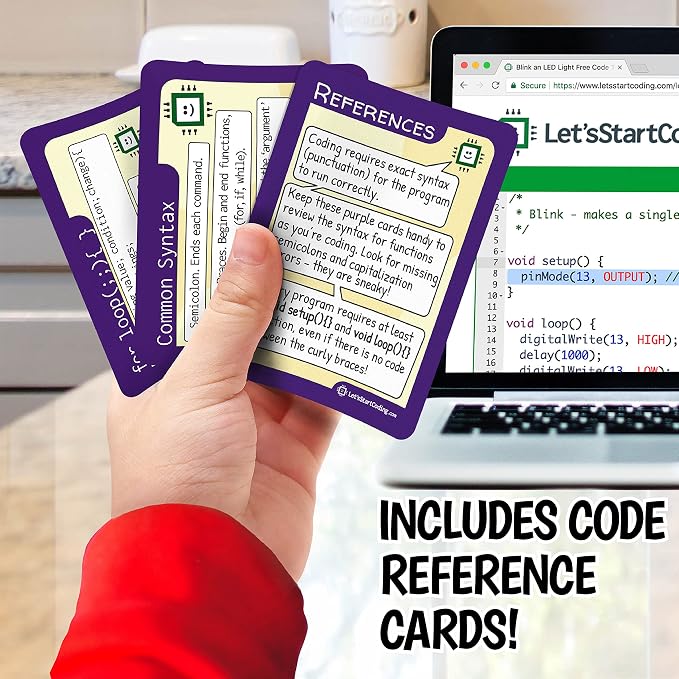 Code Rocket Coding Toy for Kids 8+. Girls & Boys Learn Typed C++ Programming with Circuits. 20+ Space-Themed Projects Teach Code Hands-On. All-Inclusive Coding Game for Kids Ages 8-12+ & Teens