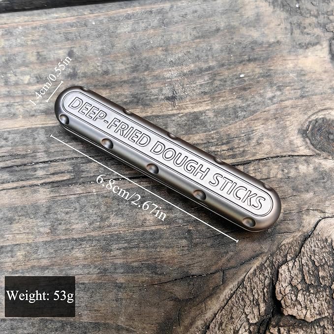 T-Conceal EDC Fidget Slider Fidget Toy Adult Stress Relief Metal Rotation Push Pull ADHD Recreational Fidget Toy Tactile Coin Fritter