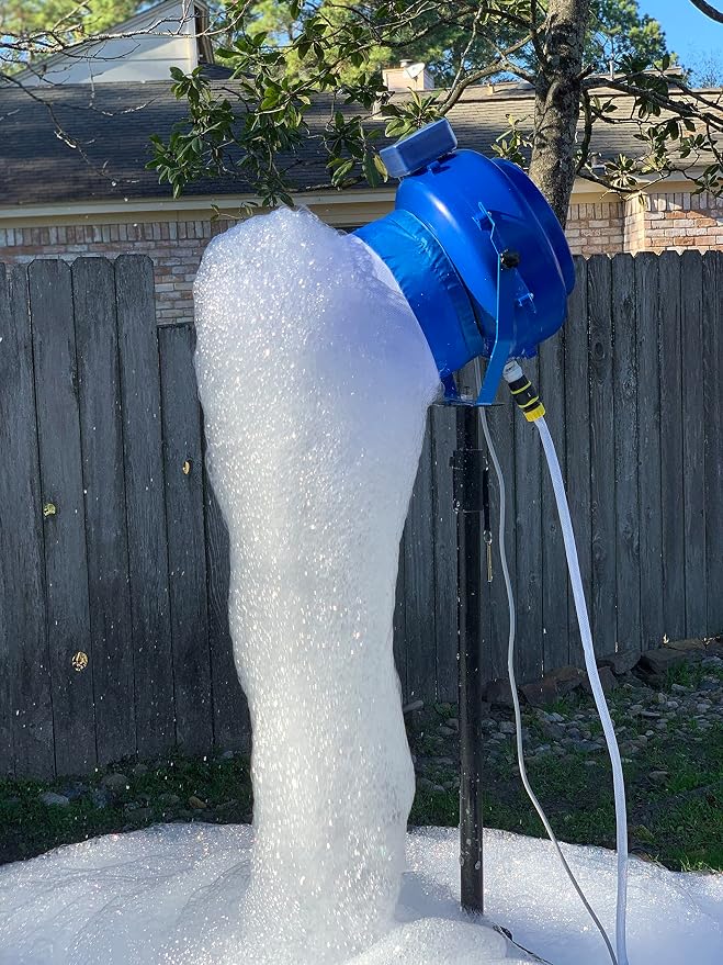 Foam Powder for Party Cannons & Foam Bubble Generators for Backyard Parties