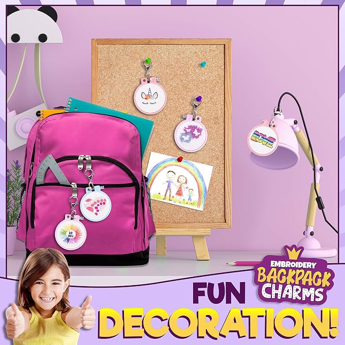 5 Stamped Embroidery kit With Embroidery Patterns. Embroidery Kit For Beginners, Needlepoint Kits For Beginners. Best Beginner Embroidery Kit For Kids Embroidery Starter Kit Cross Stitch Kits