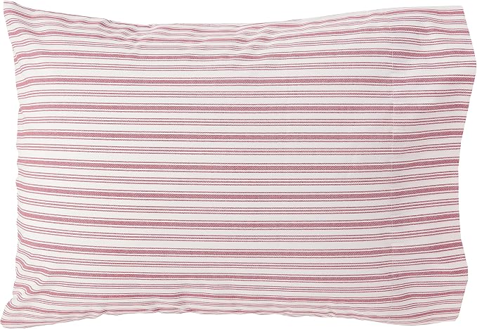 Nautica - Full Sheets, Cotton Percale Bedding Set, Casual Home Decor, Dorm Room Essentials (Coleridge Stripe Red, Full)