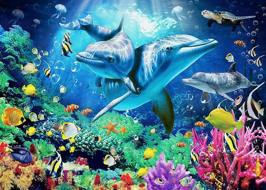 Nattork Jigsaw Puzzles 1000 Pieces for Adults, Families (Sea World) Pieces Fit Together Perfectly