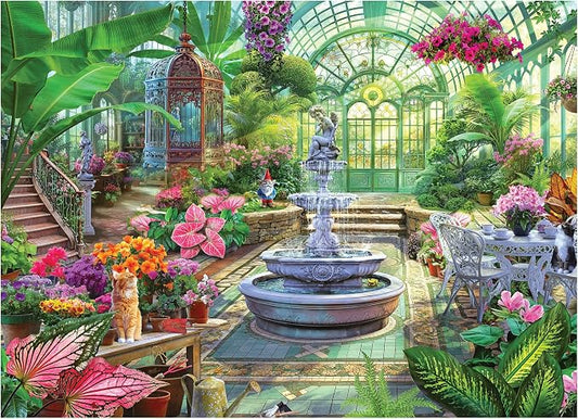 RoseArt - Kodak Premium - Victorian Greenhouse- 1000 Piece Jigsaw Puzzle for Adults