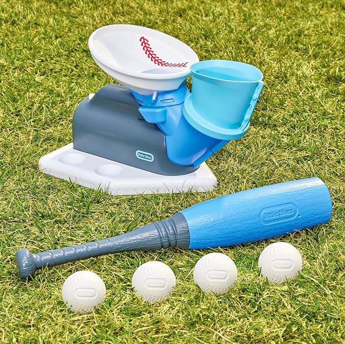 Little Tikes 2-in-1 Pop 'n Pitch Trainer, Outdoor Sports Experience for Boys and Girls Ages 3+