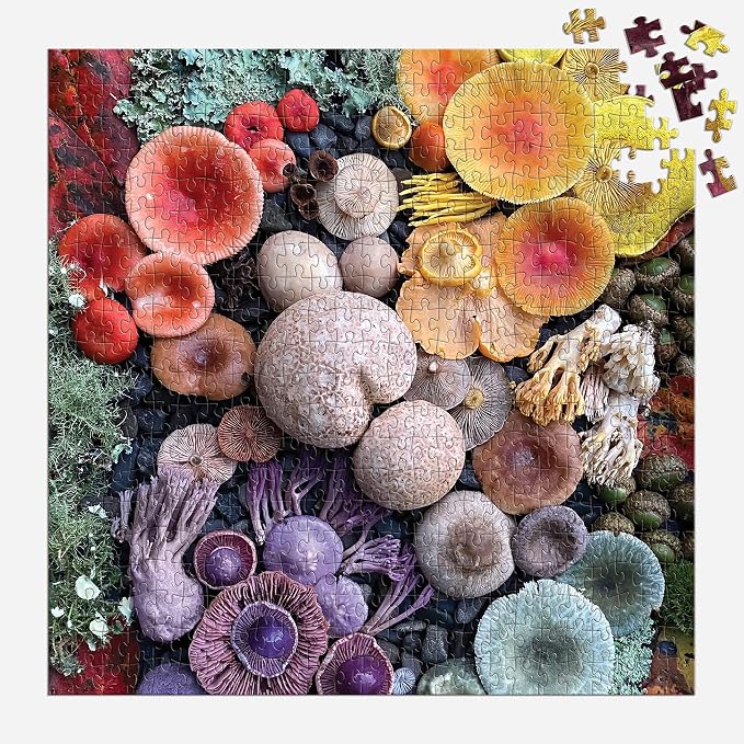 Galison, Shrooms in Bloom 500 Pieces Puzzle