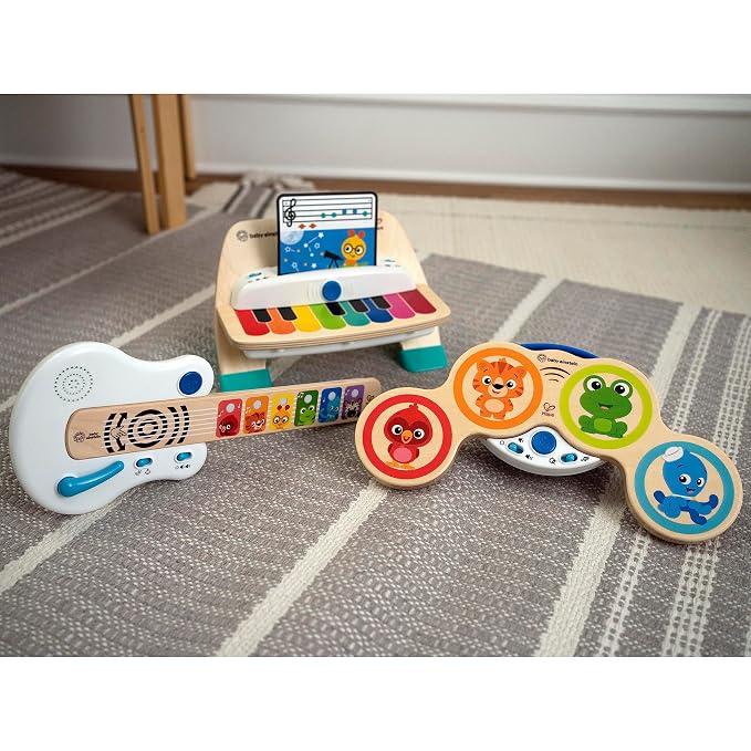 Baby Einstein Magic Touch Wooden Drum Musical Toy, Ages 6 Months Plus