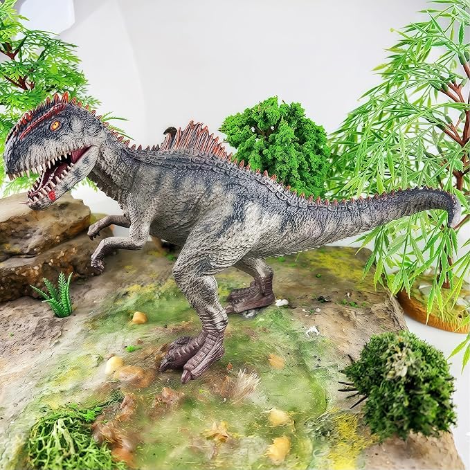 Gemini&Genius Giganotosaurus Dinosaur Toy for Kids, Giganotosaurus Dino Toy, Realistic Dinosaur Action Figure with Moveable Jaw, Gift for Boys and Girls Collection and Room Decor