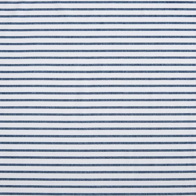 Nautica - Twin Size Sheet Set, Crisp & Tailored Cooling Sheets with a Smooth Cotton Percale Lightweight Feel - Bed Sheets with Matching Pillowcase & Fitted Sheet (Harmead Navy)