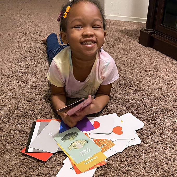 Award-Winning Colors & Shapes Flash Cards for Kids Ages 2-8 – 36 Durable Cards with Real Pictures – Learn Colors, Shapes & Categorization – Preschool, Kindergarten, Homeschool & Classroom